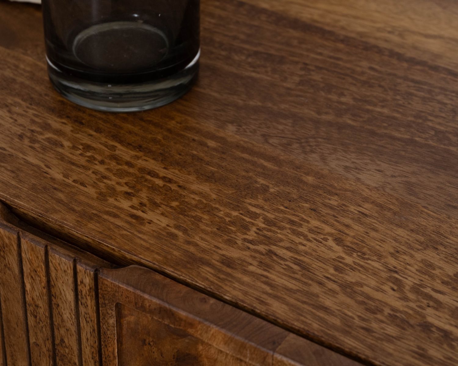 Credenza "Moky" in legno di mango a 4 ante in stile newtro 175 cm