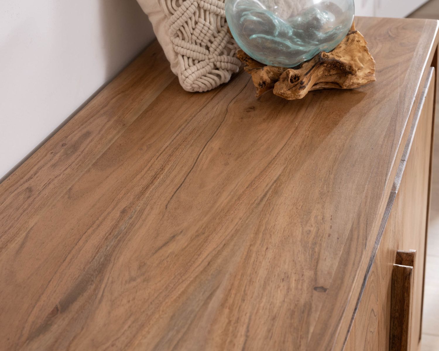 Contenitore piccolo "Melody" con 2 ante in acacia