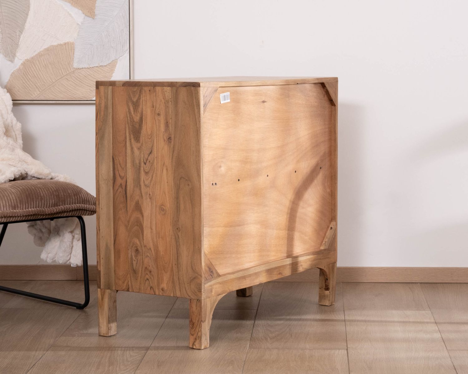 Contenitore piccolo "Melody" con 2 ante in acacia