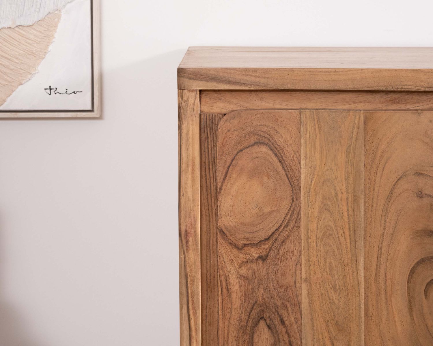 Credenza "Melody" a 3 ante in acacia 145 cm