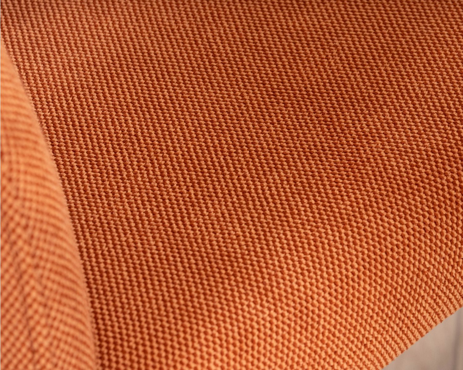 Sedia da pranzo "Amarello" in tessuto terracotta ultraconfortevole