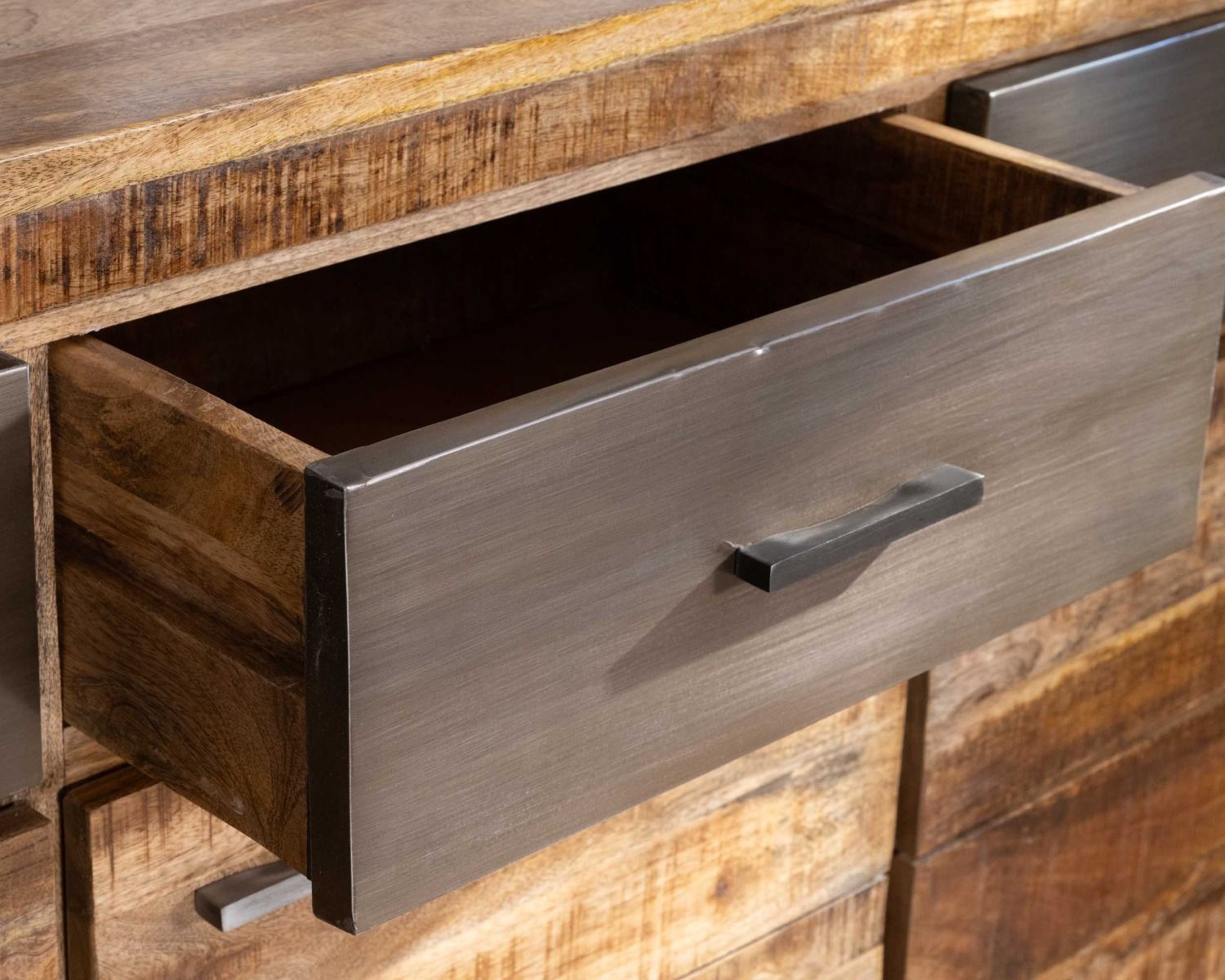 Credenza "Shade" in mango e metallo, 200 cm