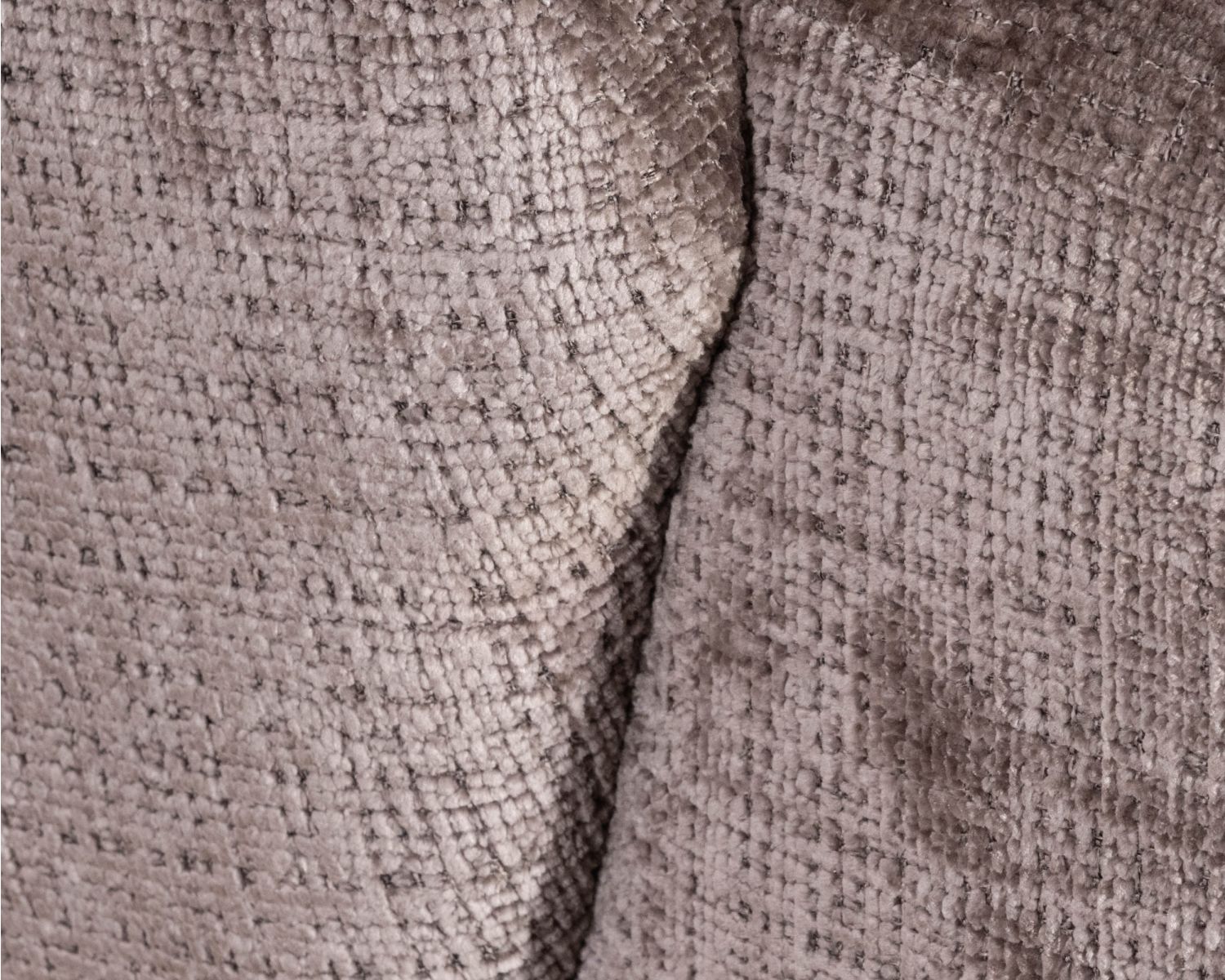 Poltroncina girevole "Marylin" in tessuto bouclette grigio cenere