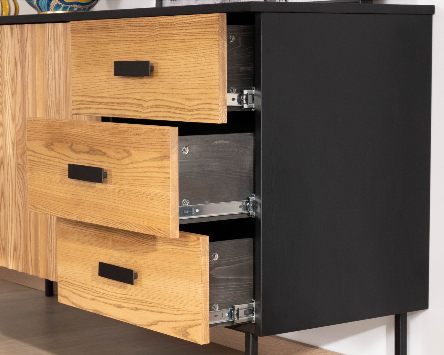 Credenza "Sydney" in frassino massiccio 160 cm