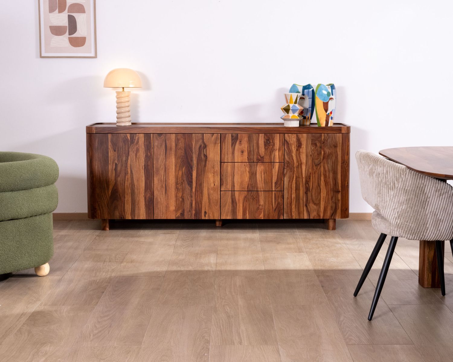 Credenza in palissandro 200 cm