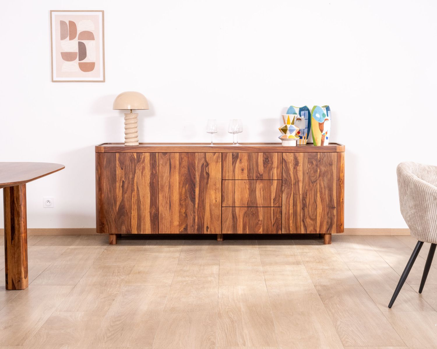 Credenza in palissandro 200 cm