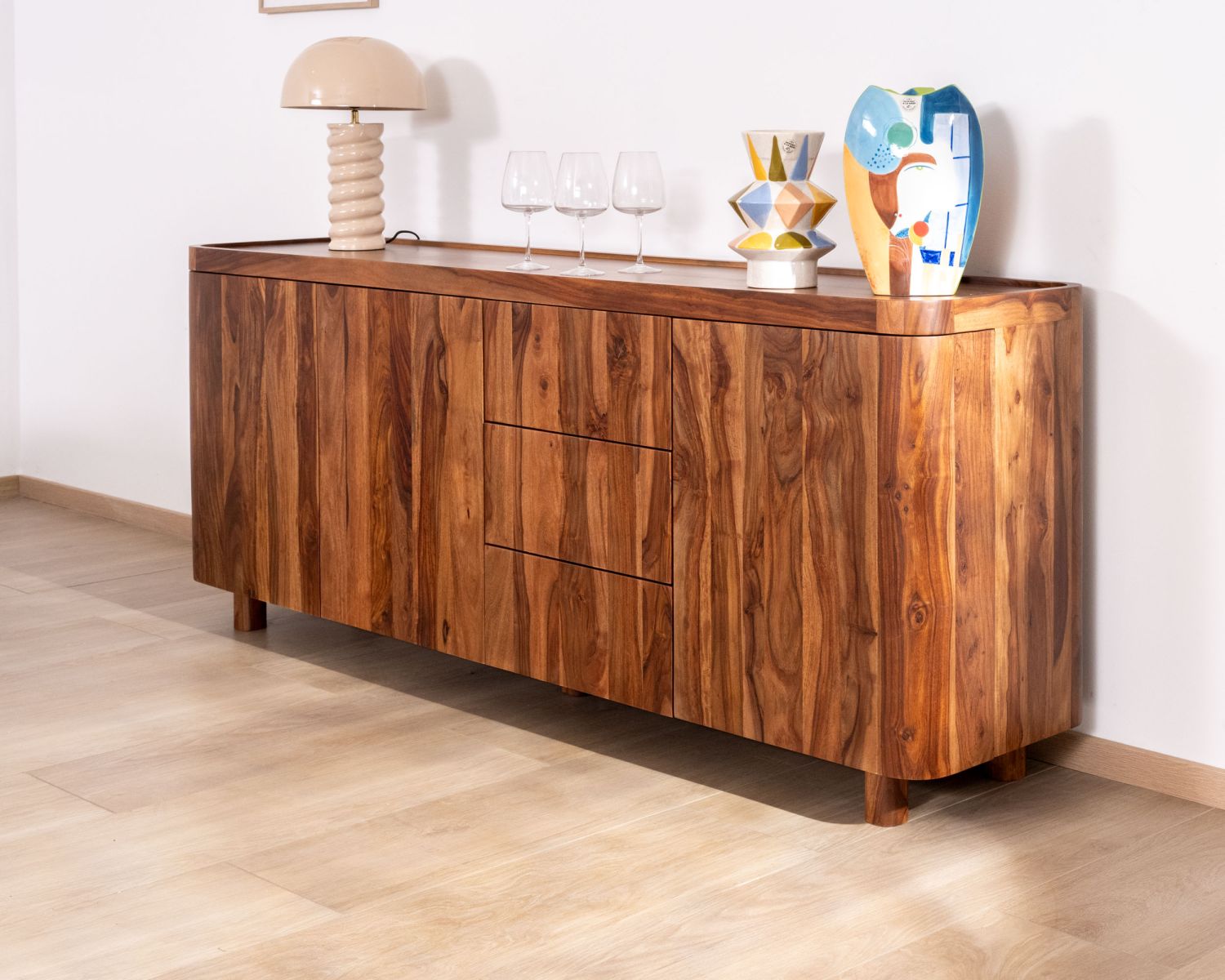 Credenza in palissandro 200 cm