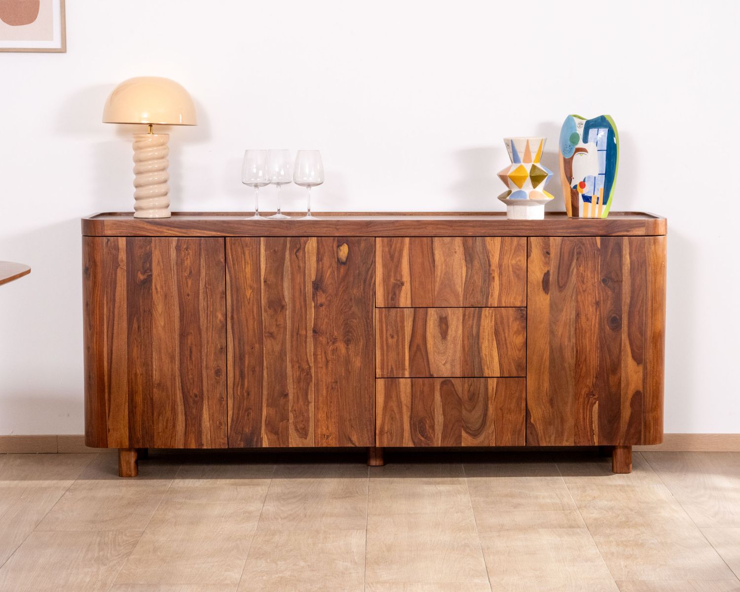 Grande credenza in palissandro da 180 cm "Rosewood