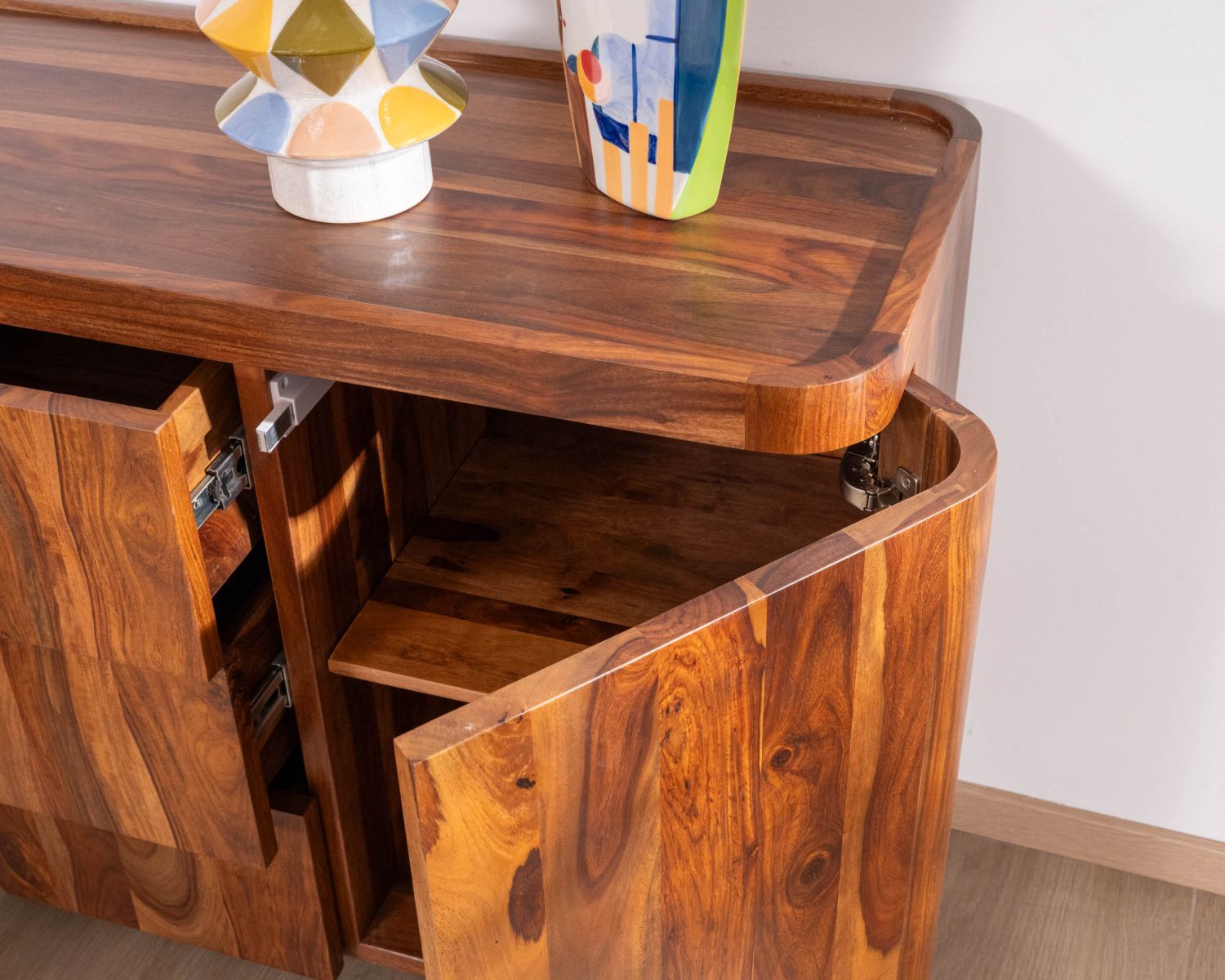 Grande credenza in palissandro da 180 cm "Rosewood