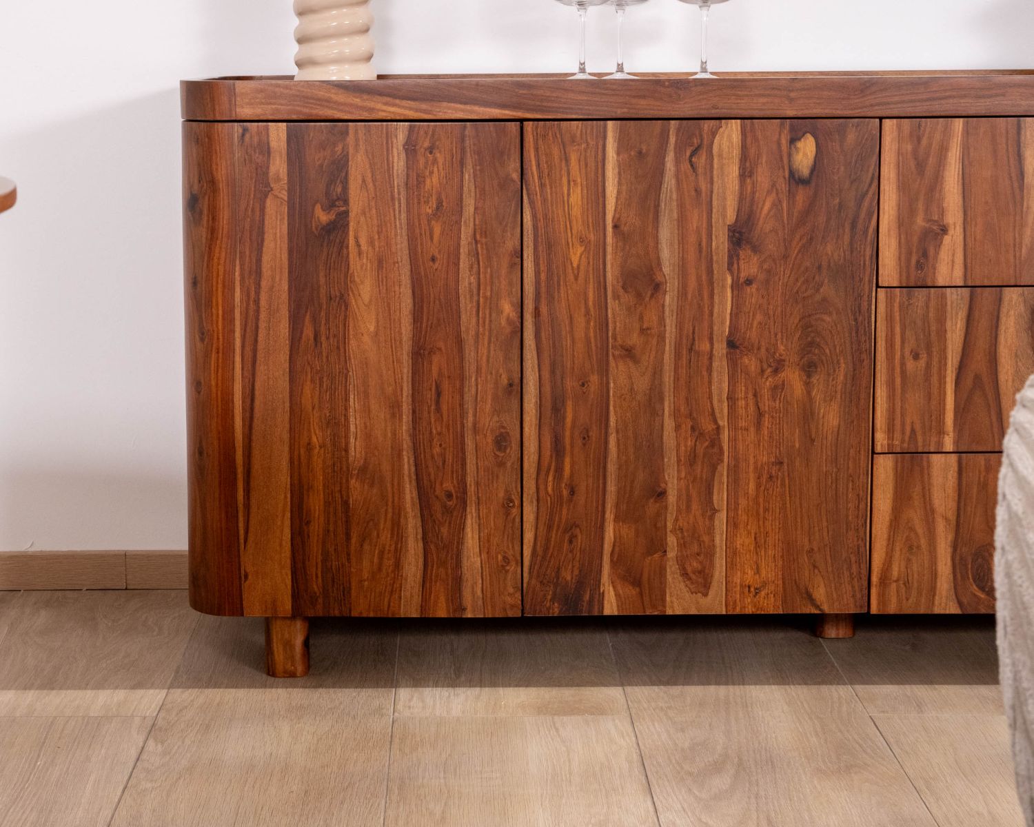 Grande credenza in palissandro da 180 cm "Rosewood