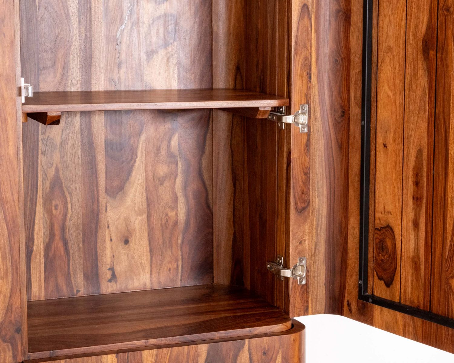 Cassettiera a 3 ante in palissandro 120 cm