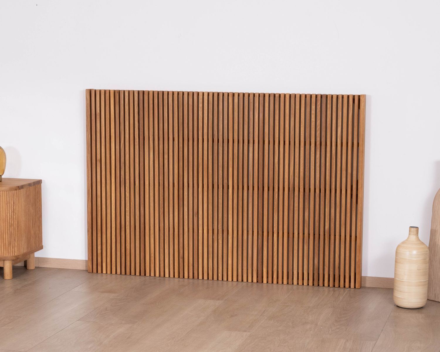 Testiera in rovere oliato stile Newtro "Winton" 160 cm