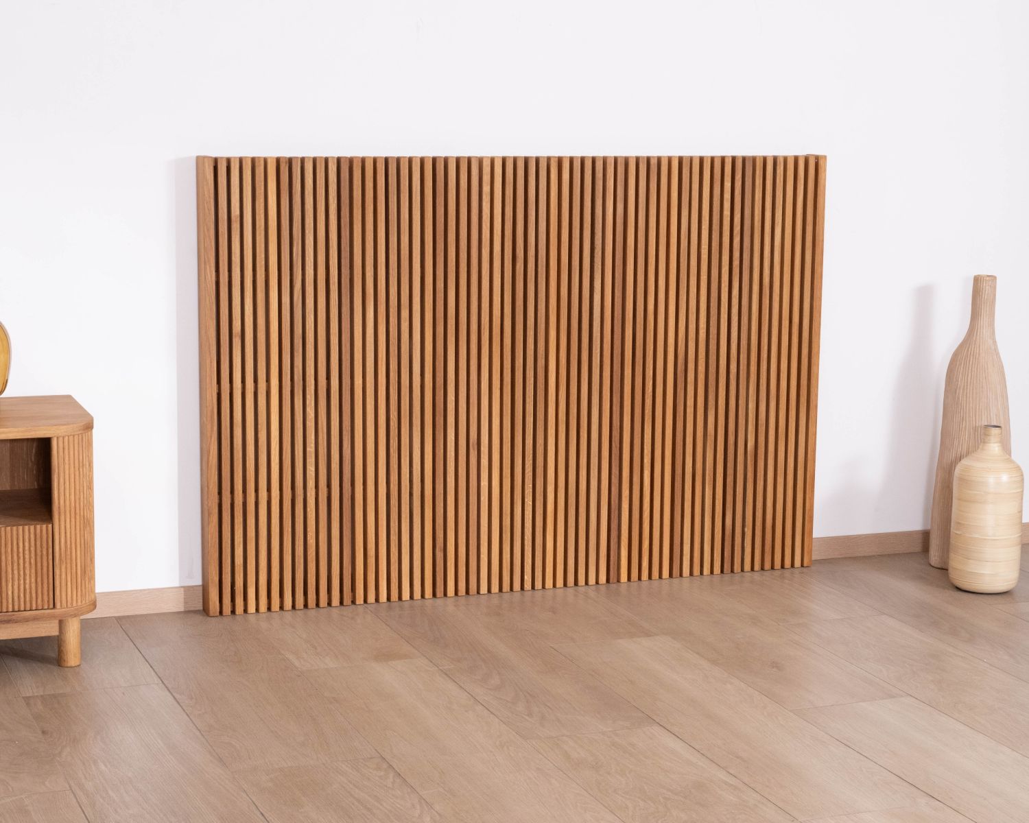 Testiera in rovere oliato stile Newtro "Winton" 160 cm