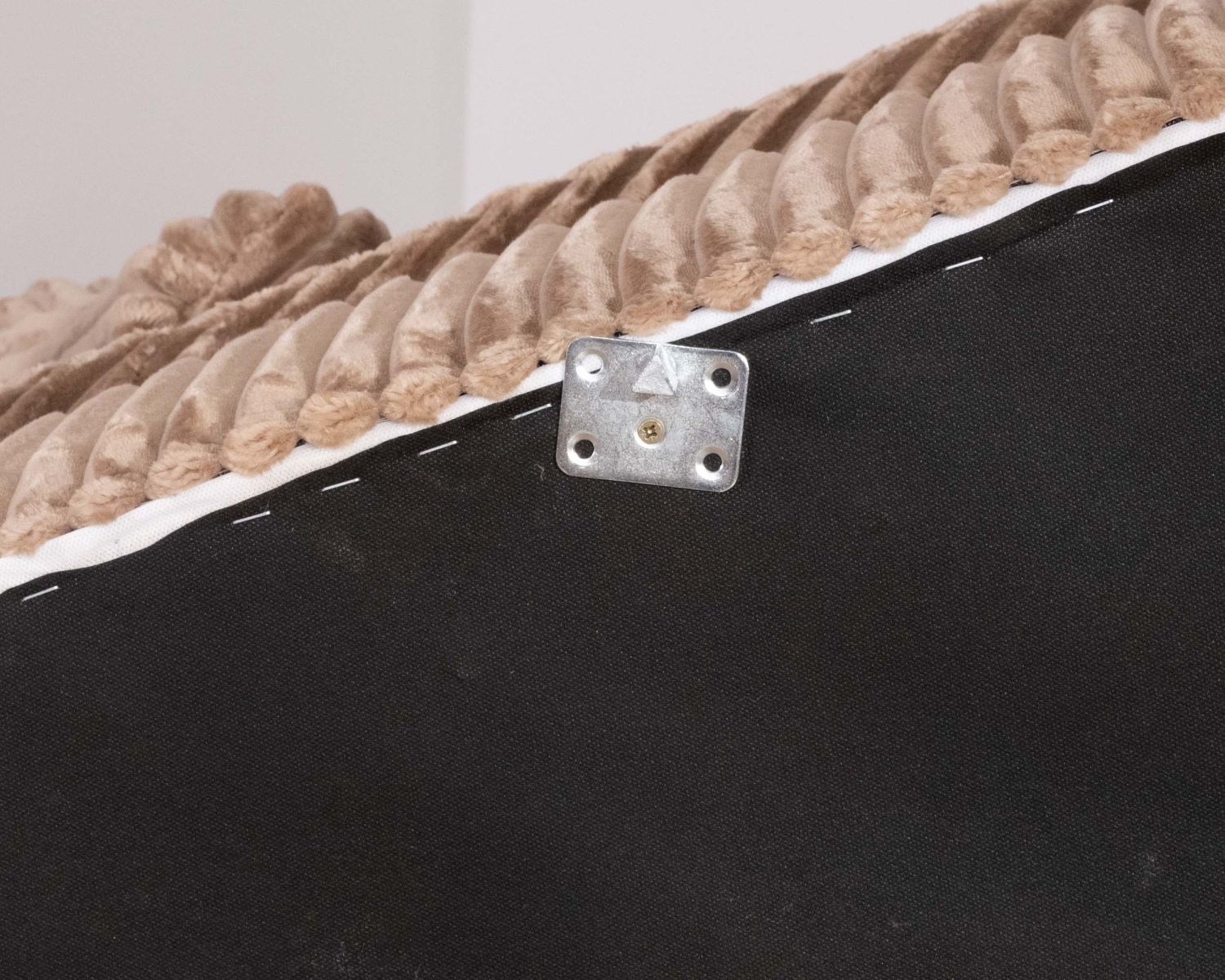 Elemento d'angolo per divano modulare cammello in velluto a coste larghe "Kédusa