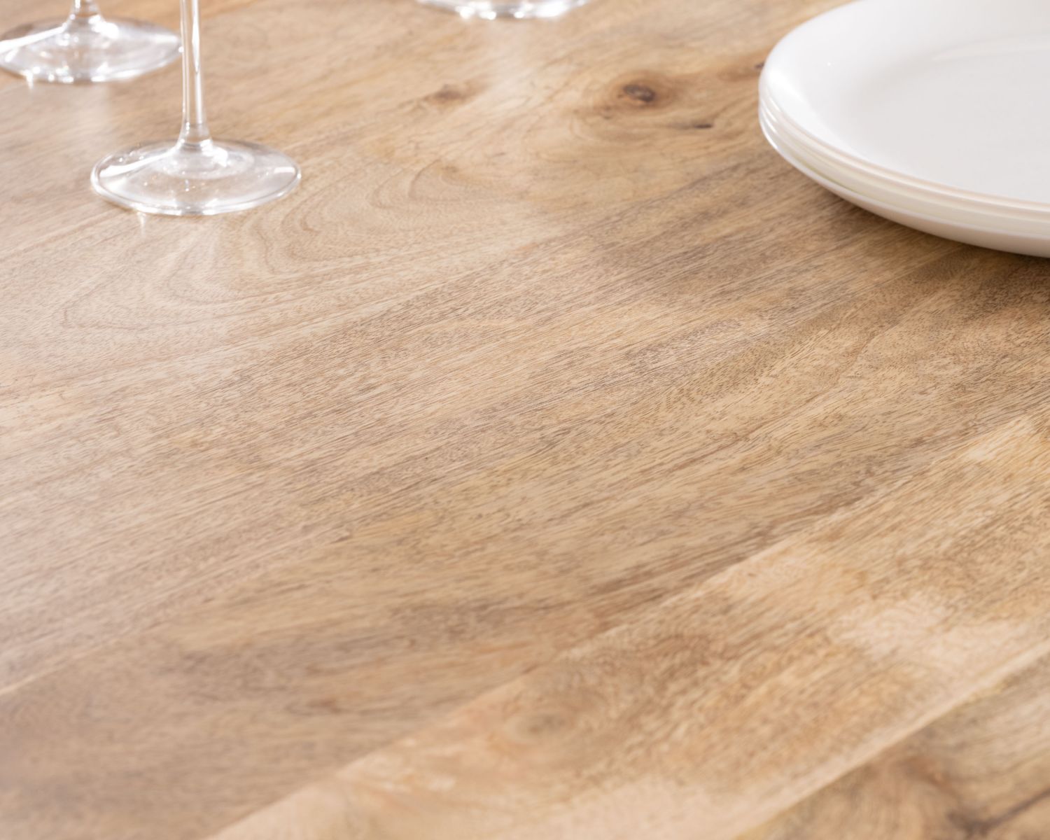 Tavolo da pranzo quadrato industriale in metallo e legno "Caractère" 150x150cm