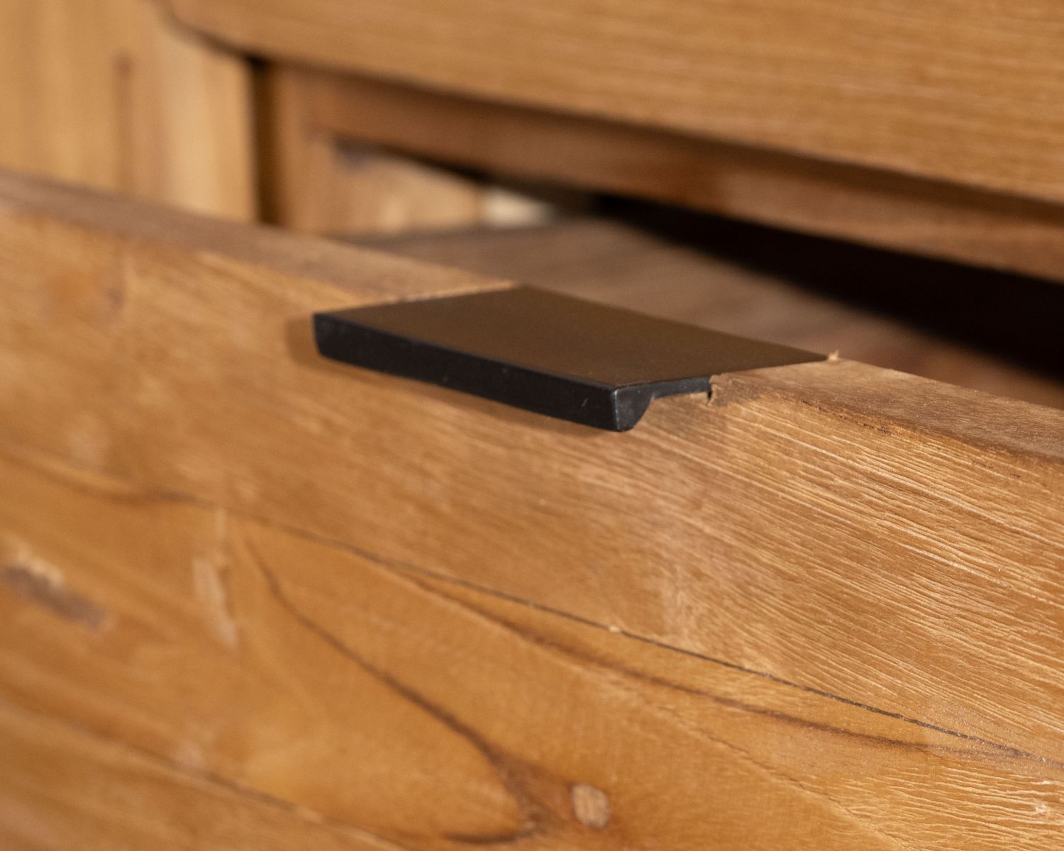 Credenza retrò "Bahia" in teak naturale di recupero