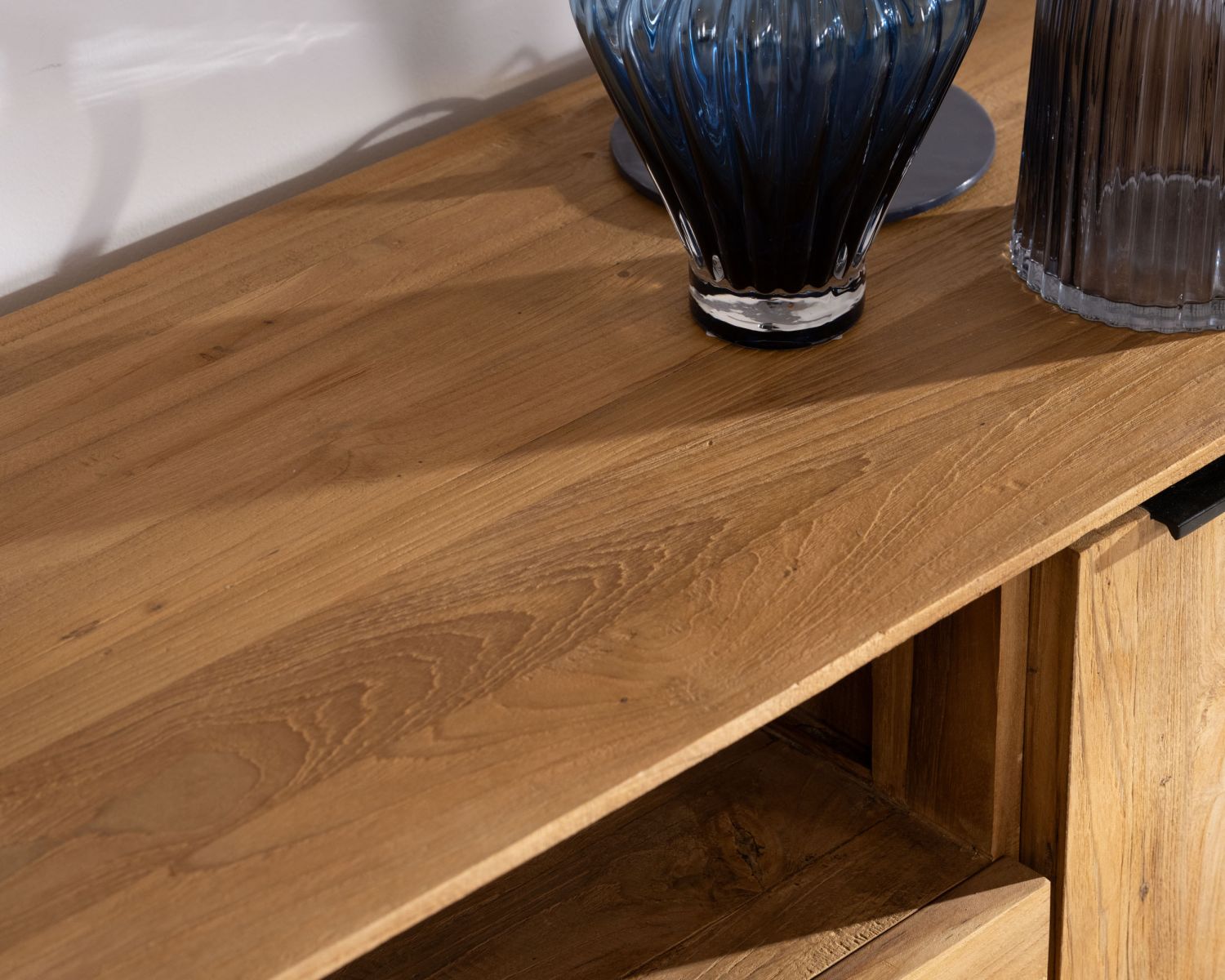 Porta TV in stile retrò "Bahia" in teak di recupero