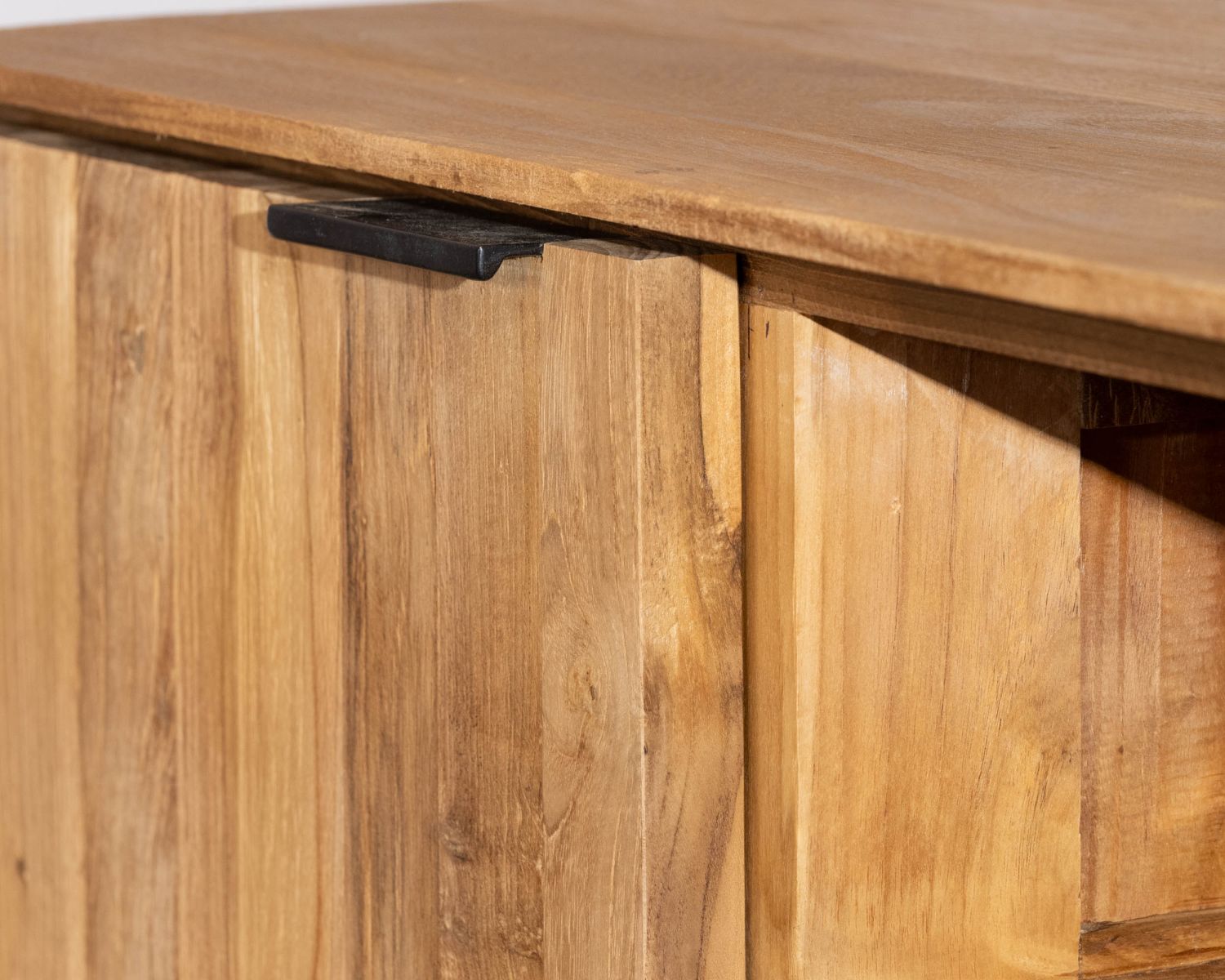 Porta TV in stile retrò "Bahia" in teak di recupero