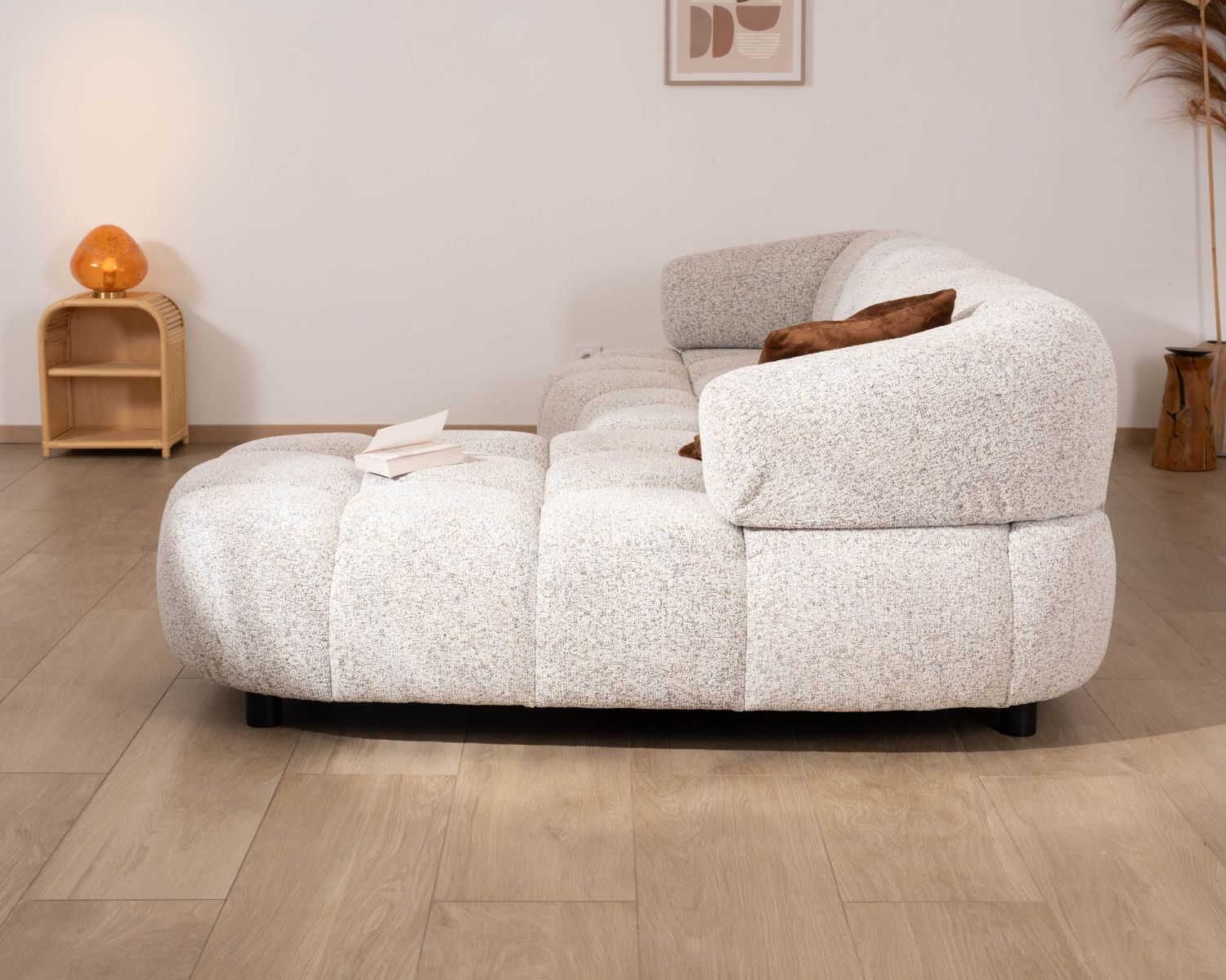 Divano "Syltan" con estensione elettrica e meridiano in un'ampia scelta di sensi e colori