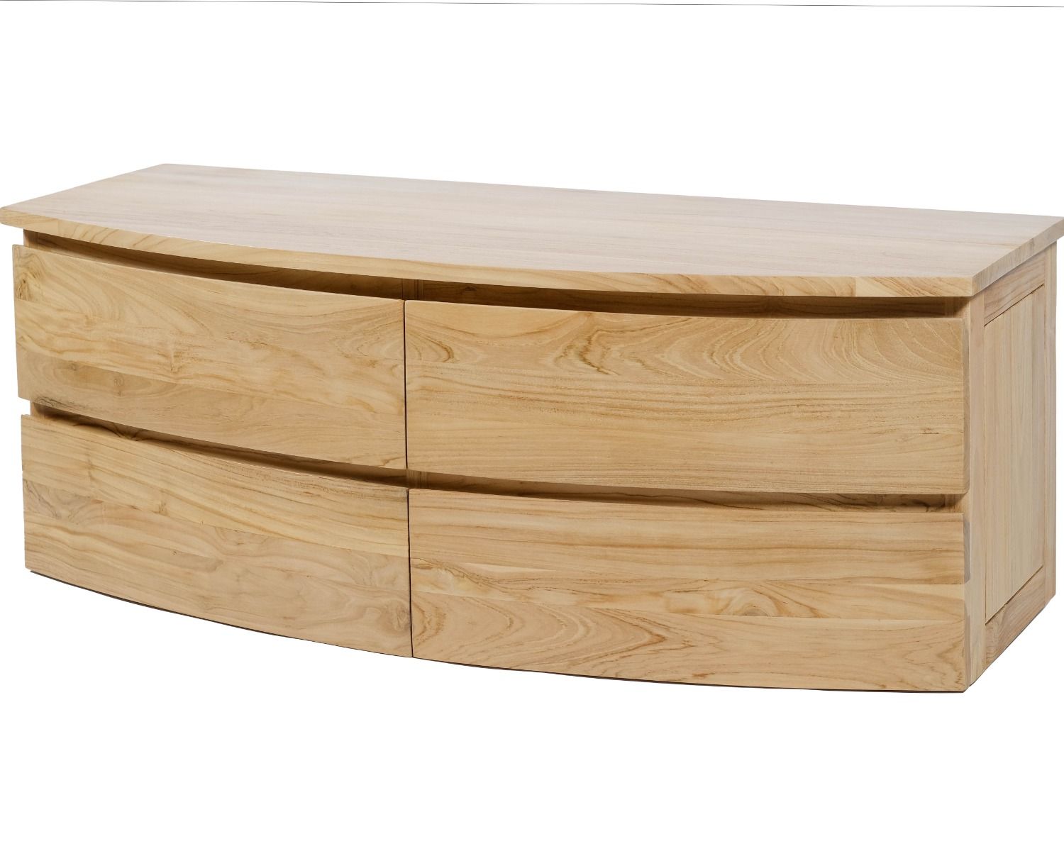 Mobiletto HanoÏ" sospeso in teak 120 cm