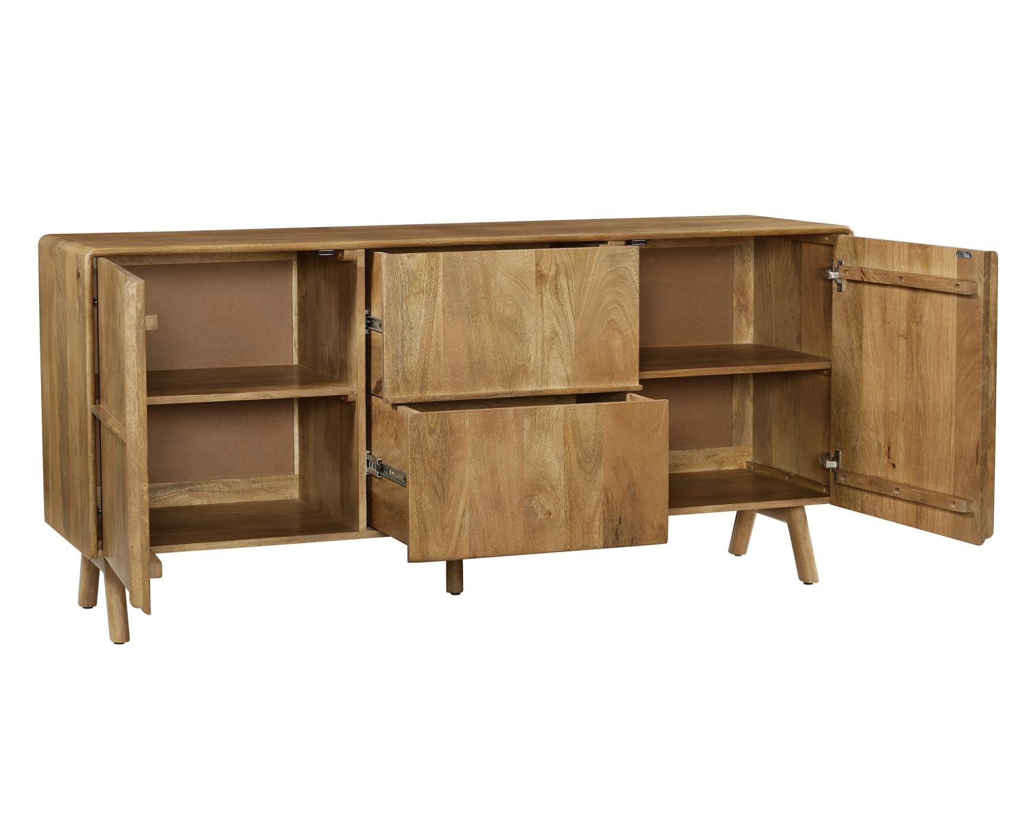 Credenza "Becky" con gambe a compasso