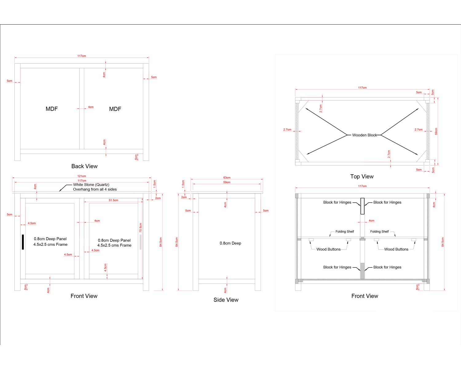Angolo cucina reversibile "Grand Chef