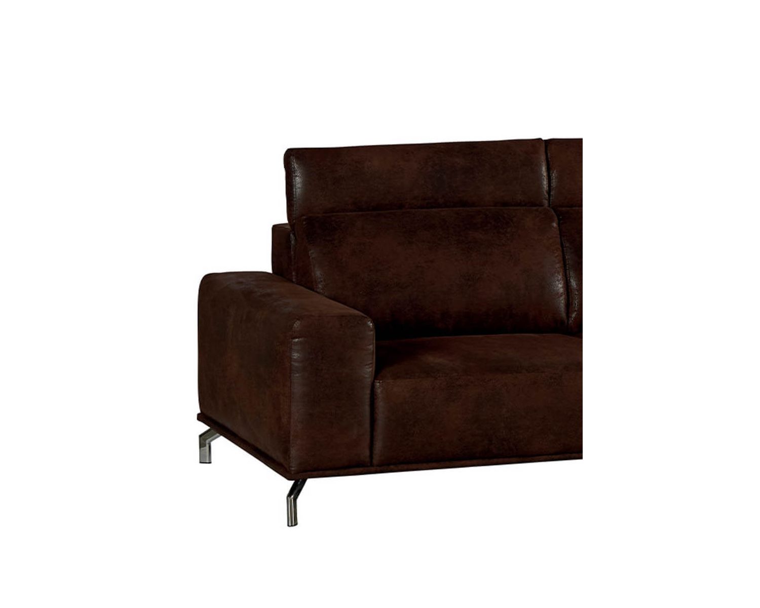 Divano XXL per 3 persone ultra-confortevole "Utaka" in tessuto Havana