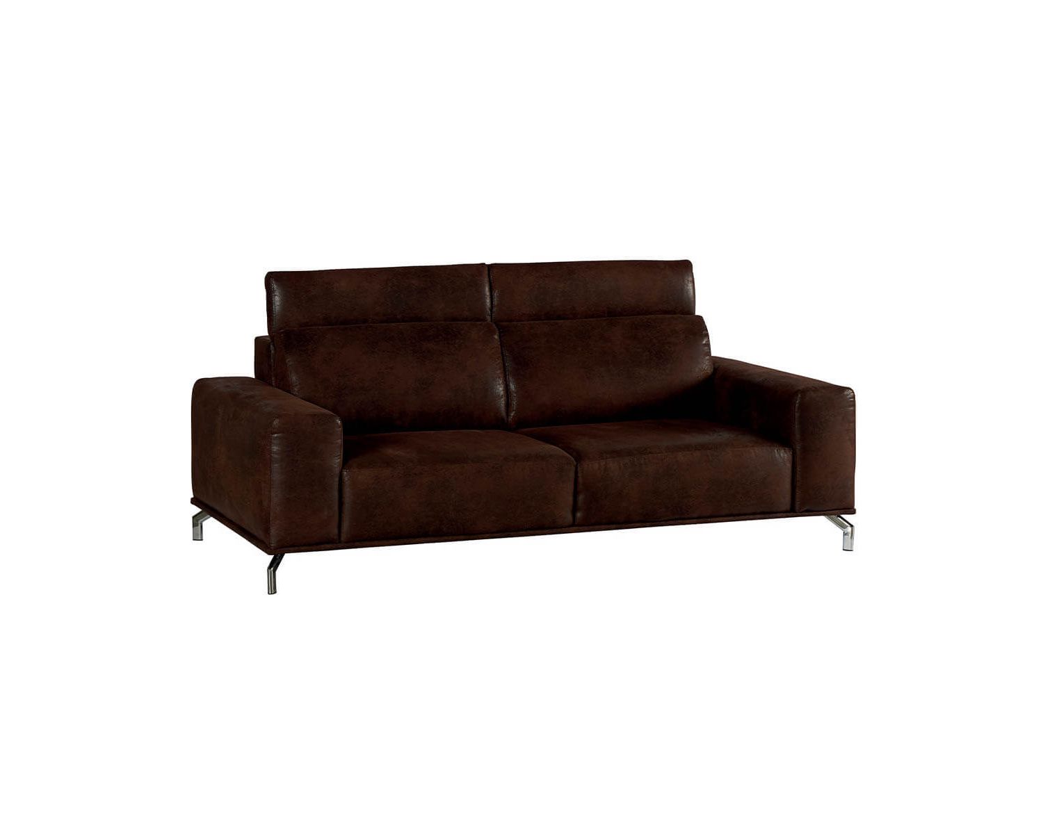 Divano XXL per 3 persone ultra-confortevole "Utaka" in tessuto Havana