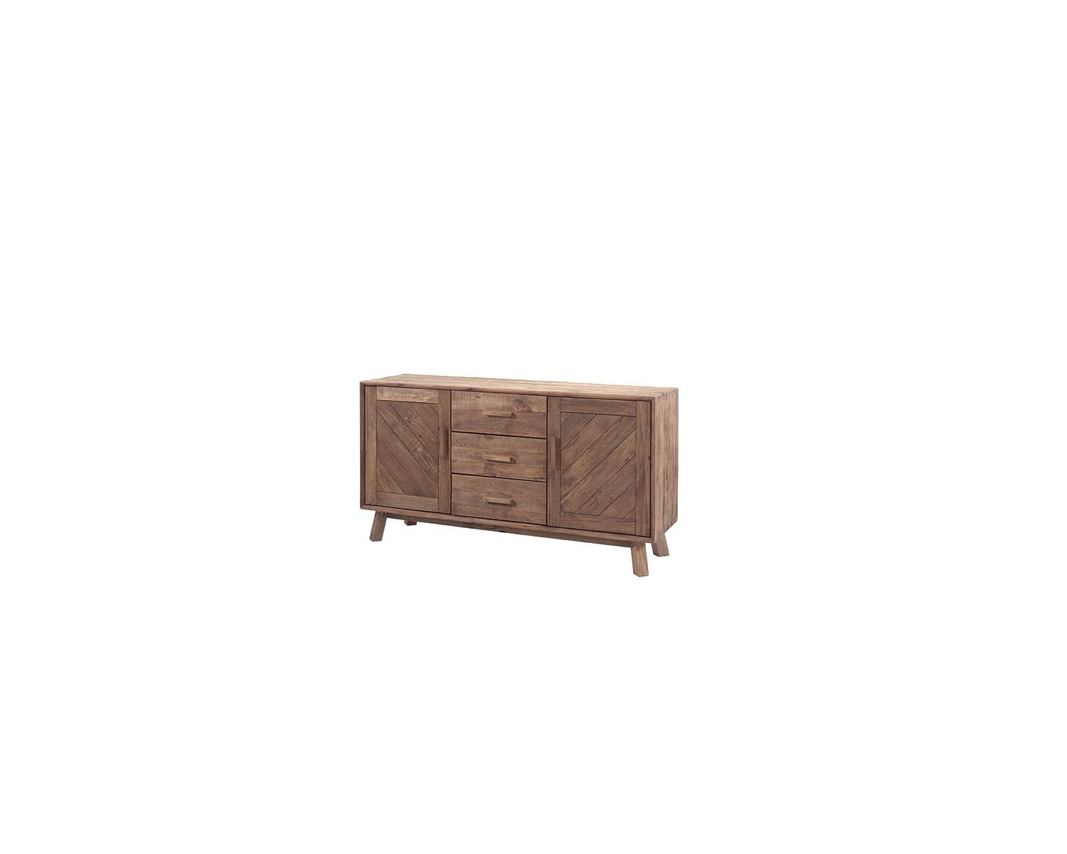Credenza in pino a 2 ante e 3 cassetti "Kyrwood" Casita