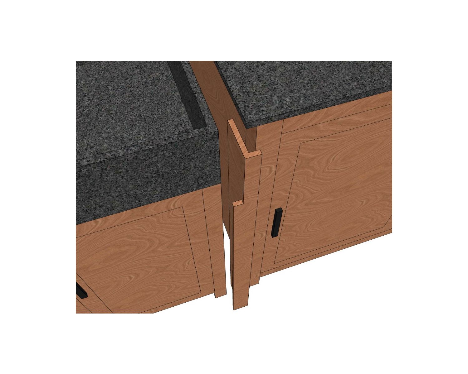 Set di 2 bacchette per lavello "Grand Chef" da 79 cm