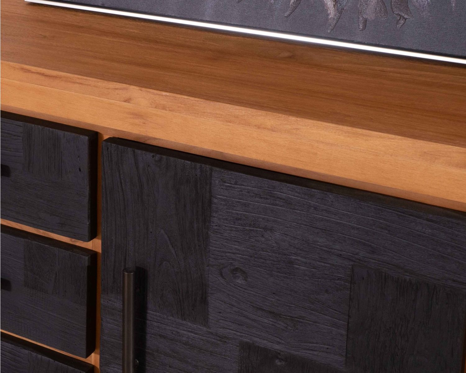 Credenza in legno "Trend" a 2 ante e 3 cassetti 180 cm