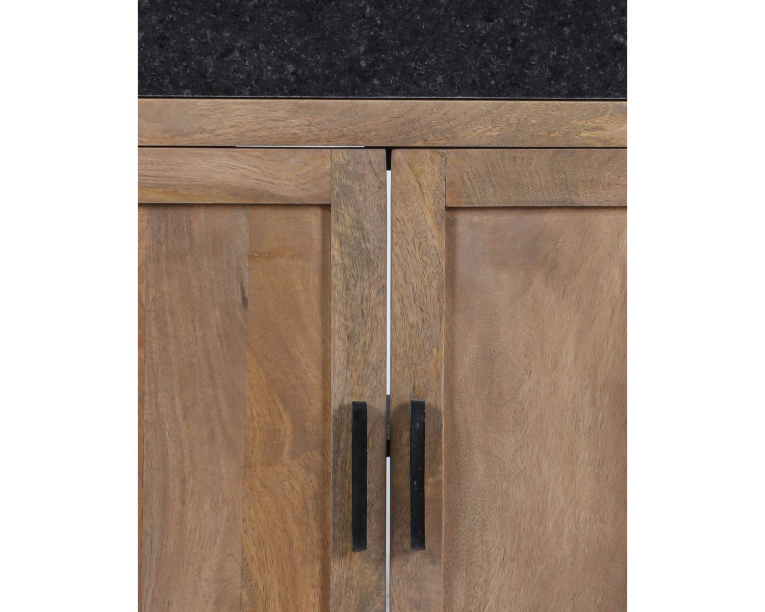 Lavello in legno massiccio "Grand Chef" a 2 ante senza lavabo