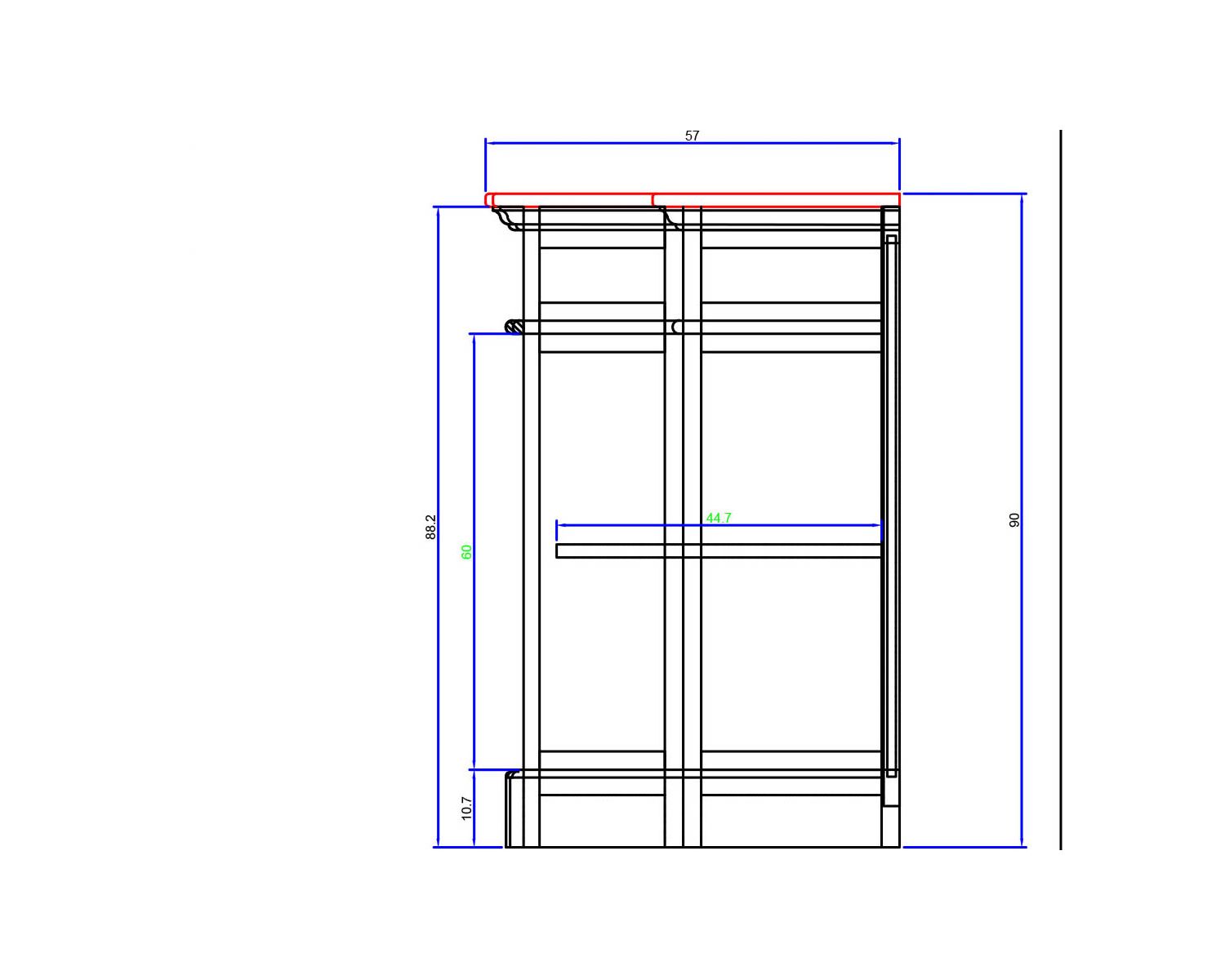 Mobiletto 1 "Églantine" in quarzo bianco e legno nero