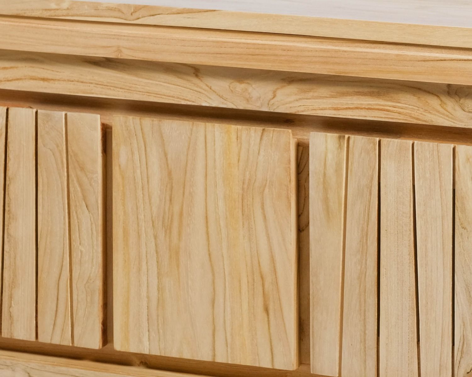 Mobiletto sospeso in teak "Doko" 120 cm