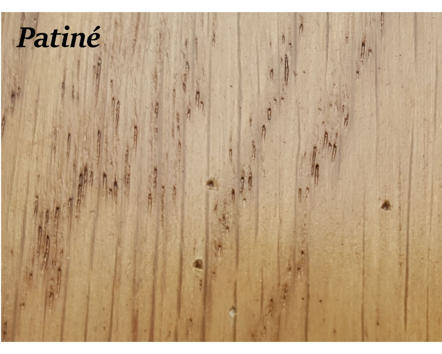 Tavolo in rovere massiccio "Bella" con foglie 180 cm