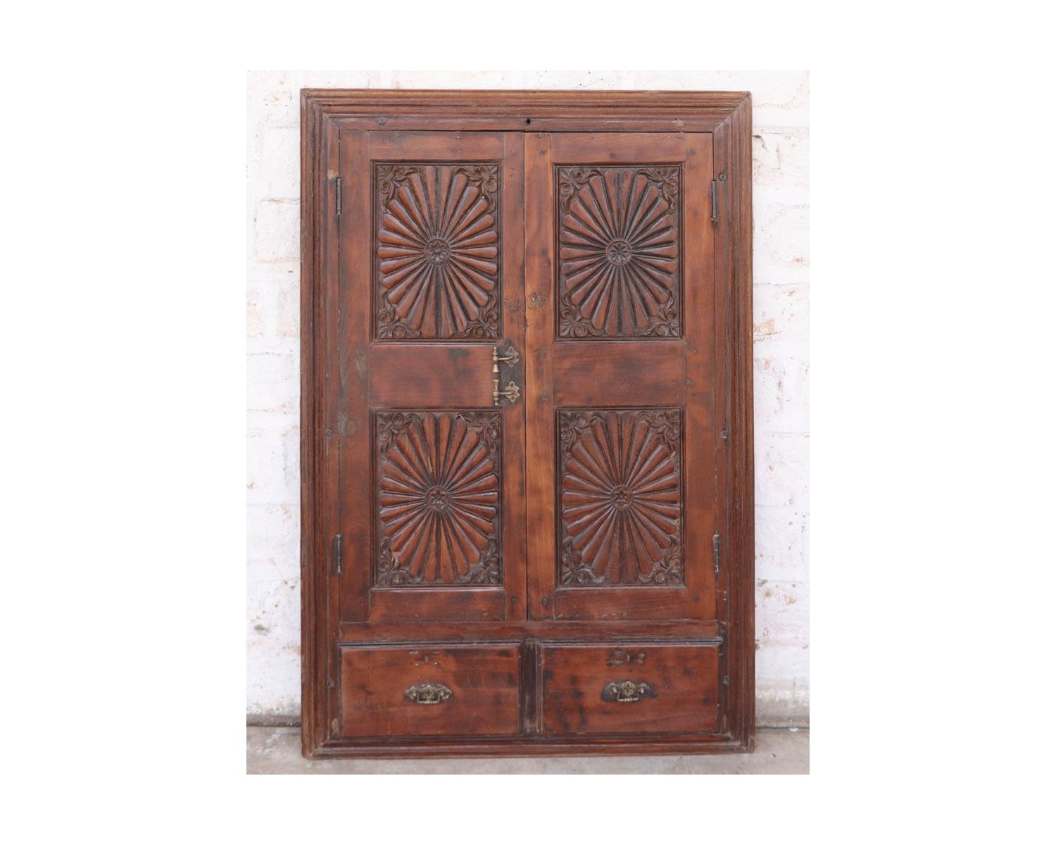 Porta doppia indiana ornamentale, modello unico "Vieille Porte"