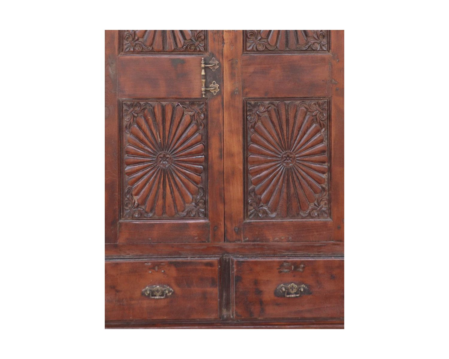 Porta doppia indiana ornamentale, modello unico "Vieille Porte"