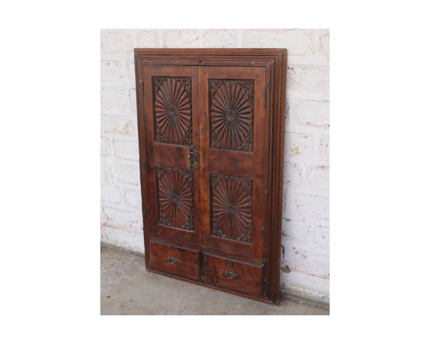 Porta doppia indiana ornamentale, modello unico "Vieille Porte"