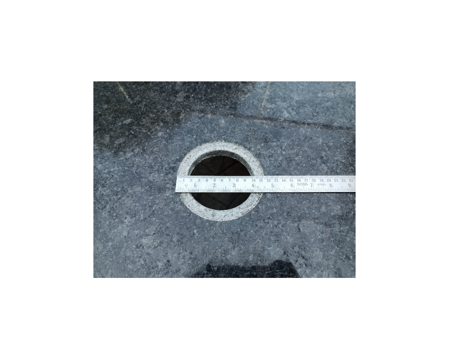 Lavello monovasca in granito nero "Grand Chef / Atelier"