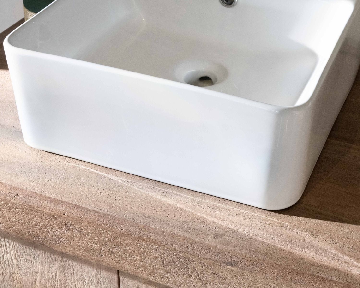 Mobile doppio in mango massiccio levigato 165 cm "Maestro