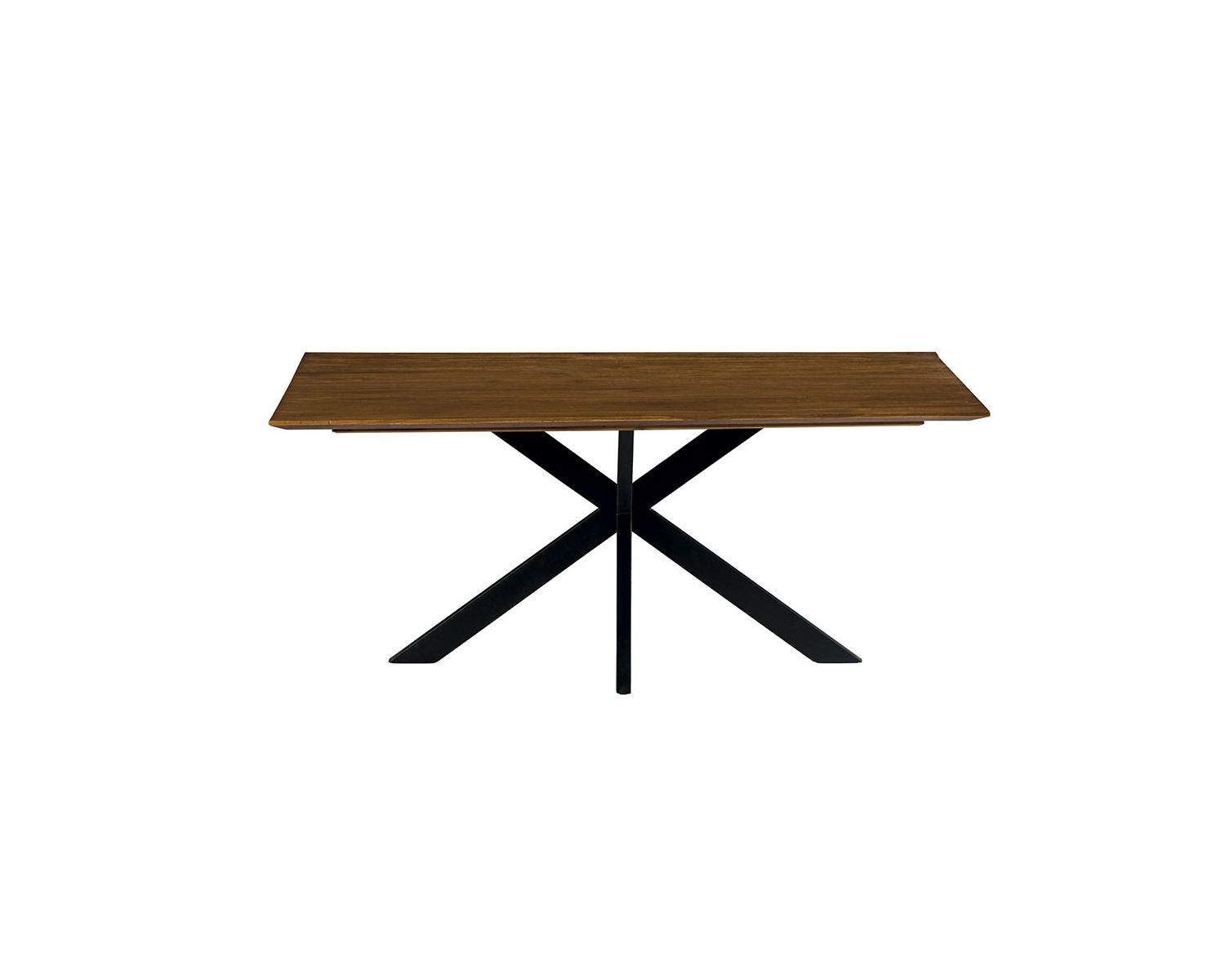 Tavolo da pranzo grande "Copley" in legno riciclato e metallo, 220 cm