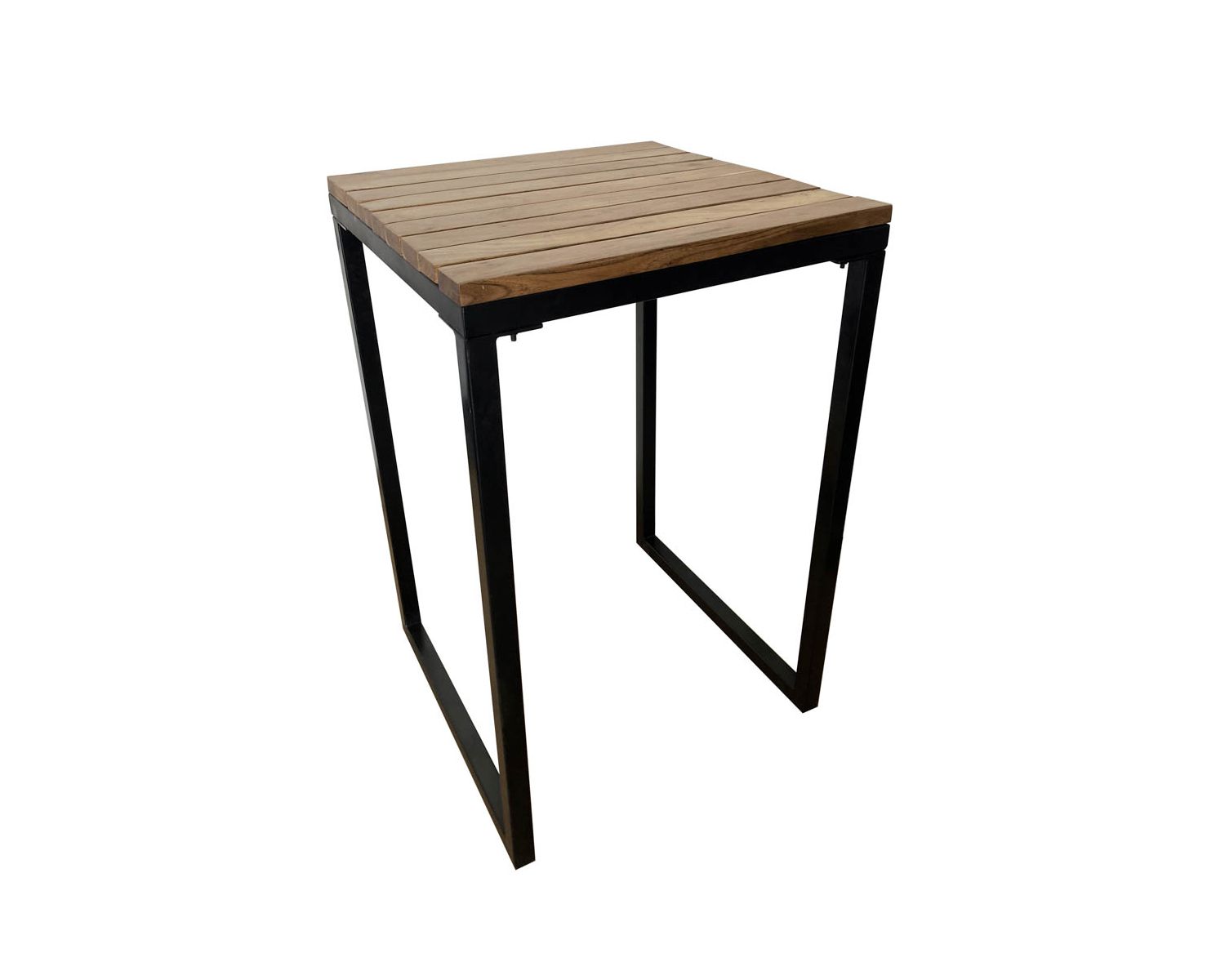 Tavolo quadrato "Garden" in legno esotico 70x70 cm