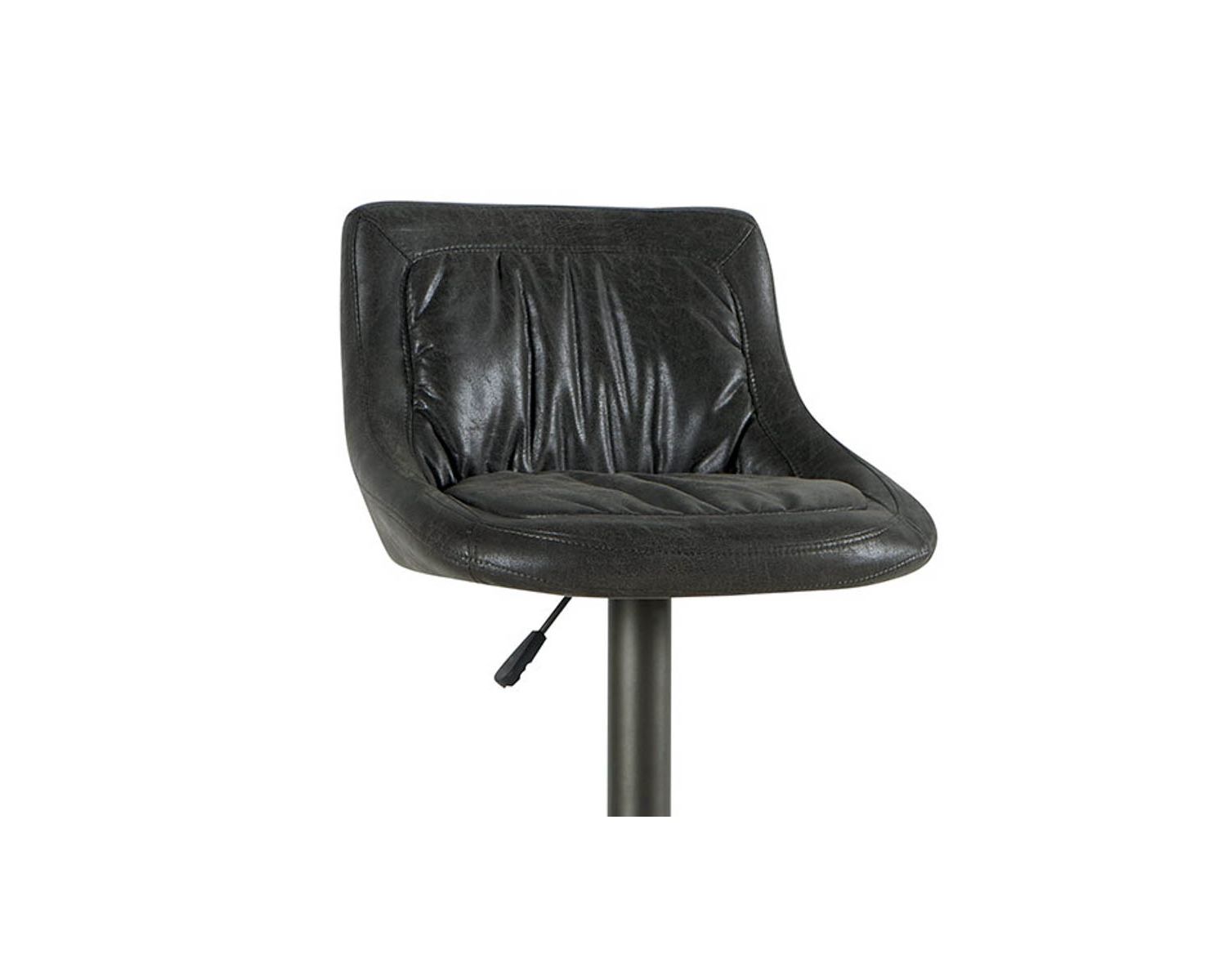 Set di 2 sgabelli industriali regolabili in altezza in tessuto grigio Casita