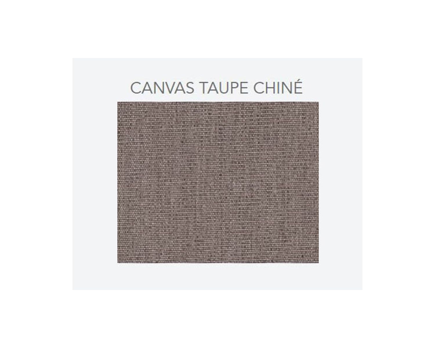Bain de soleil double en tissu sunbrella taupe et aluminium "Nusa Pedina"
