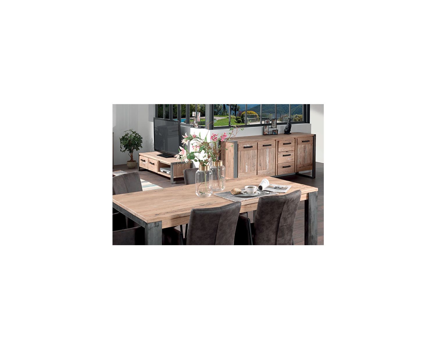 Tavolo in legno massiccio "Toronto" 150 cm