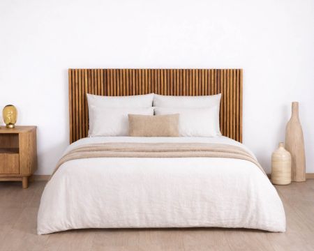 Testiera in rovere oliato stile Newtro "Winton" 160 cm