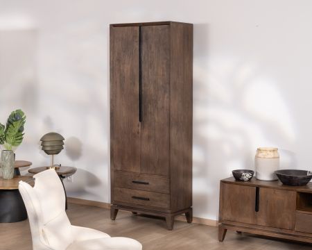 Mobile vintage in mango "Slody" con ante e cassetti