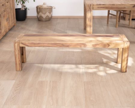 Panca da pranzo in palissandro "Kalanohé" 160 cm