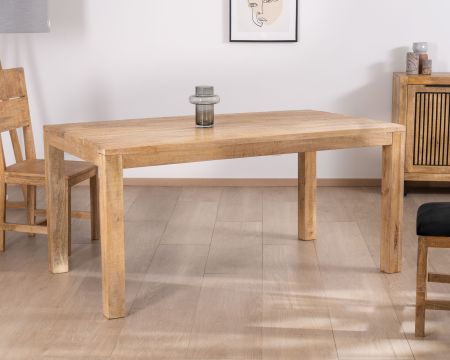 Tavolo da pranzo in legno di mango "Manoha" 160 x 90 cm