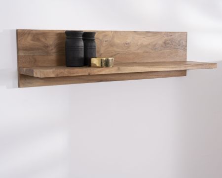 Scaffale minimalista in acacia "Baltik" 100 cm